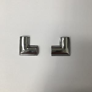 Ford Escort MK3/MK4  Hatchback Front Screen Chrome Insert Corner - Pair