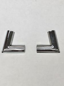 Ford Cortina MK2 Rear Screen Chrome Insert Corner - Pair