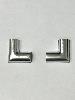 Opel Manta A Rear Screen Chrome Insert Corner - Pair