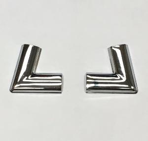 Ford Cortina MK1 Rear Screen Chrome Insert Corner - Pair