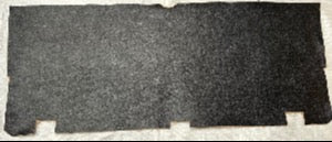 Hillman Hunter Rear Seat Cover - Black